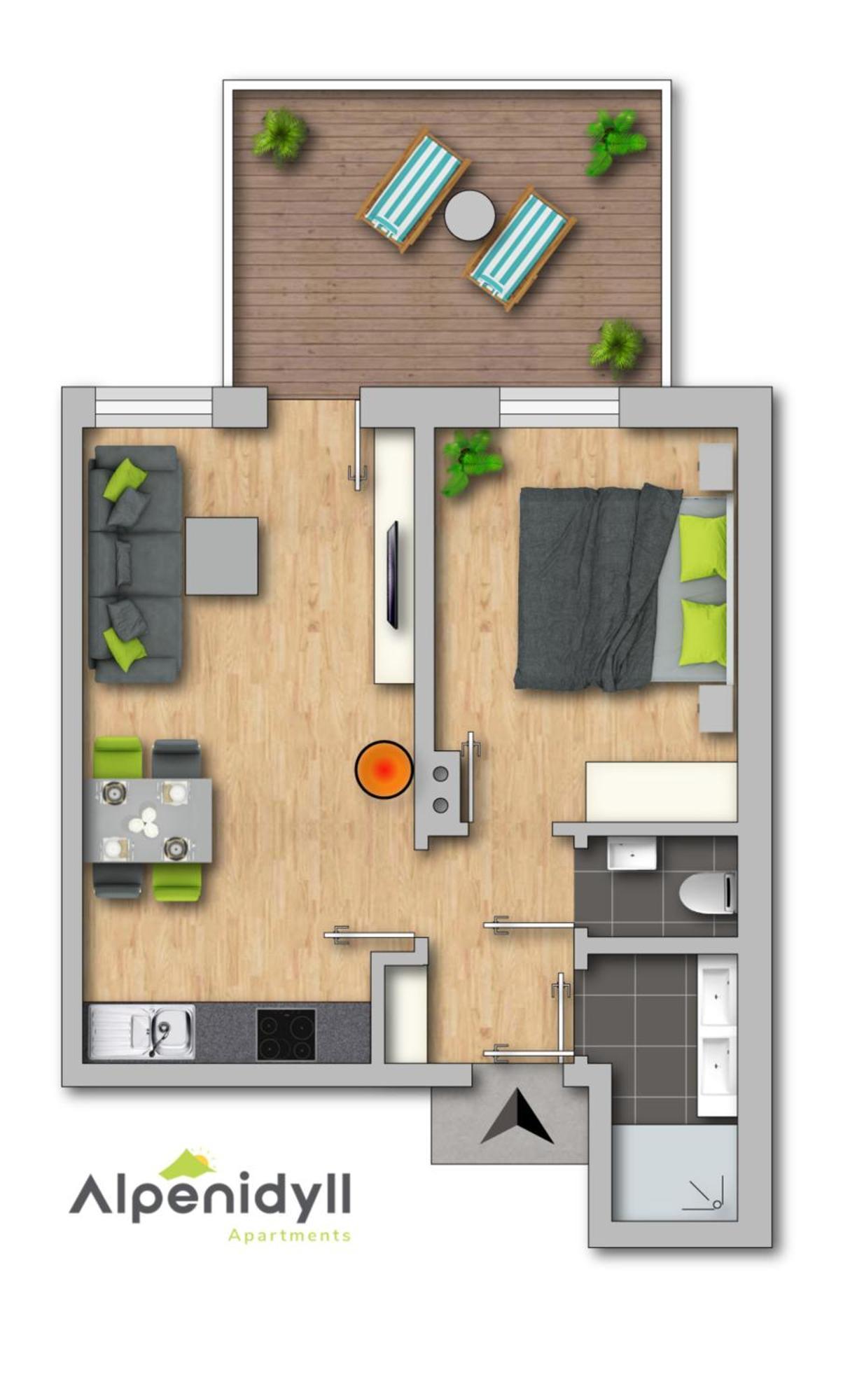 Happy Aich 2 By Alpenidyll Apartments Exterior foto